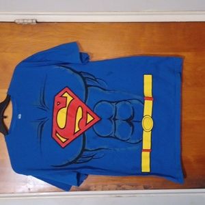 Adult Superman shirt with cape